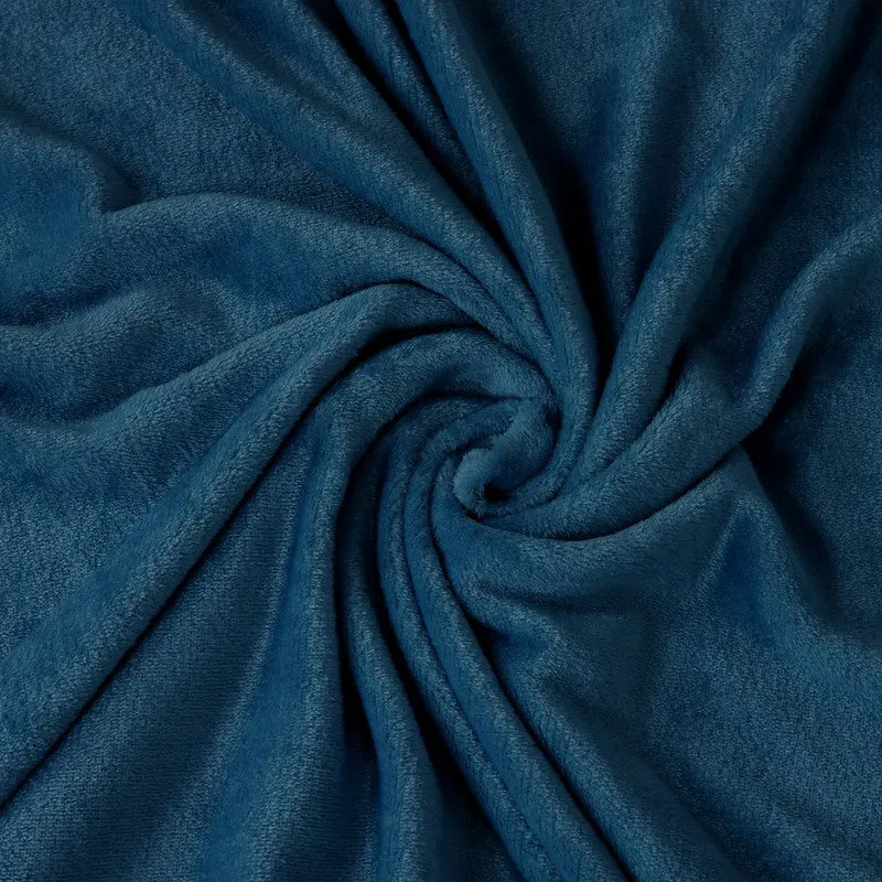 Gentle Rest Fleece Bedsheet (Teal) - 300 GSM media 5