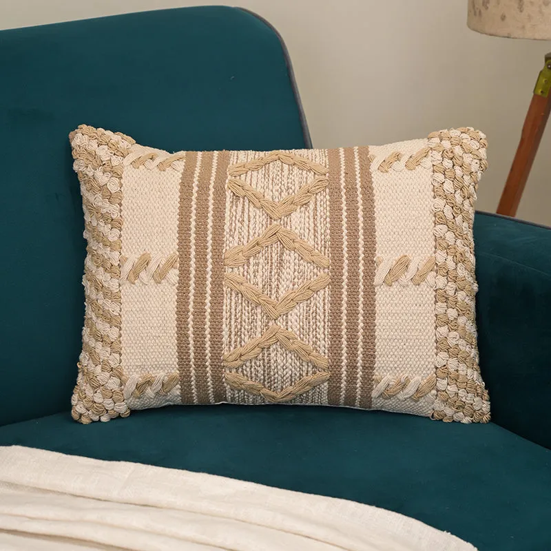 Dune Weave Cotton Cushion Cover media 3