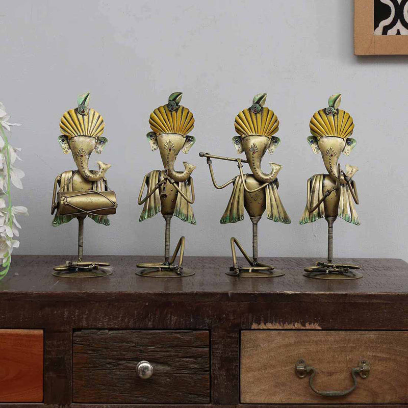 Abstract Art Group Showpiece - Set Of Four
