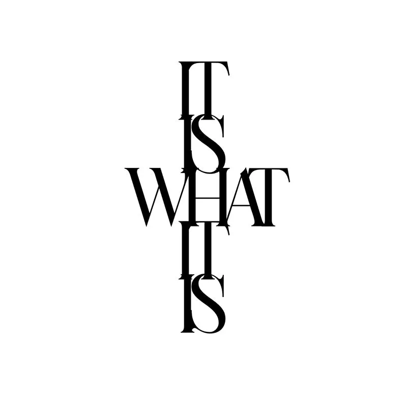 It Is What It Is Iron Wall Accent media 3