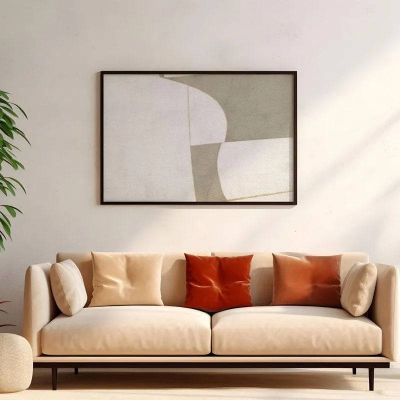 Abstract Cabot Canvas Wall Painting - Black Frame media 4