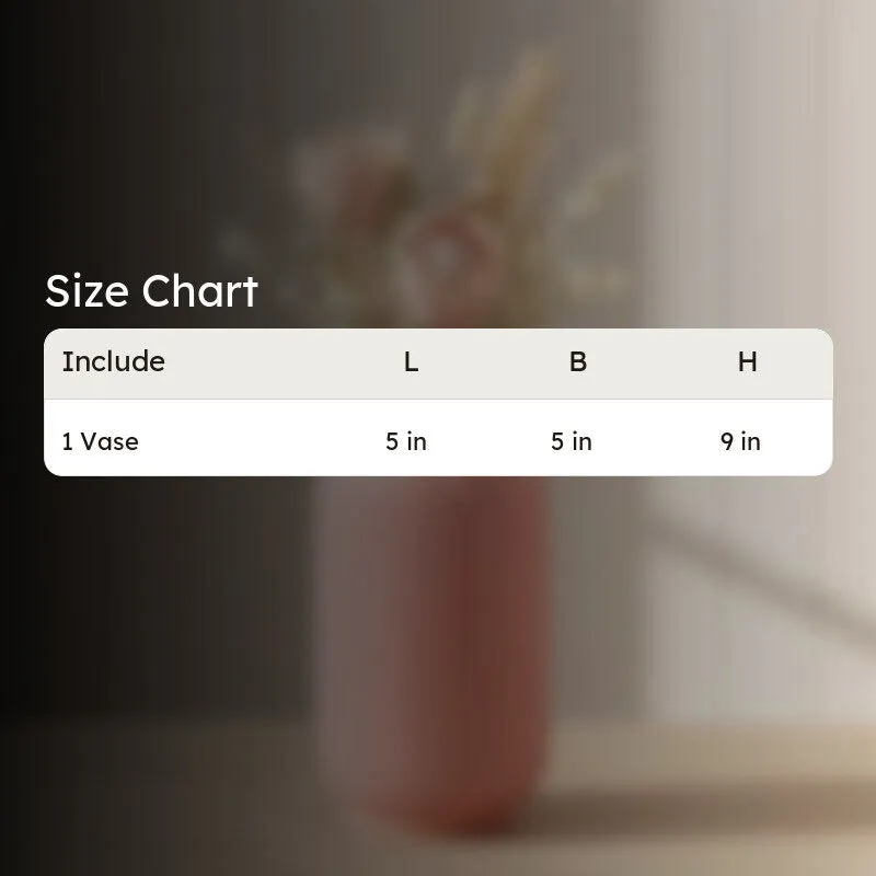 Opulent Ribbed Ceramic Vase - Pink media 10