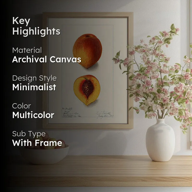 FruitAura Archival Canvas Wall Art - Brown media 2