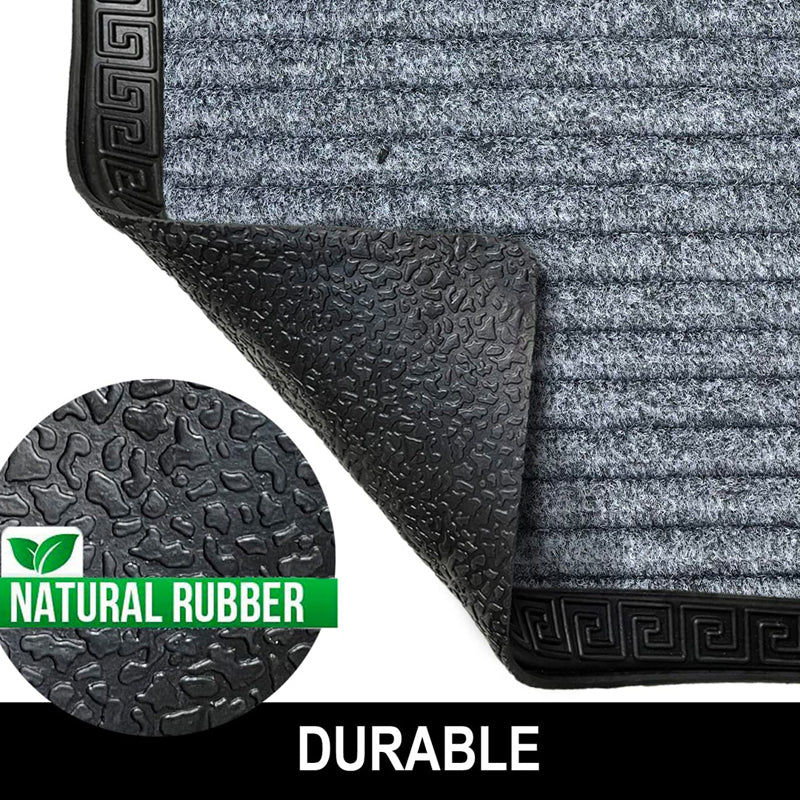 Stepsy Anti-Skid Rubber Rubber Door Mats - Grey media 3