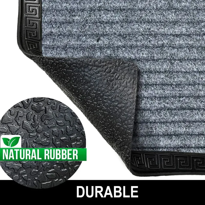 Stepsy Anti-Skid Rubber Rubber Door Mats - Grey media 3