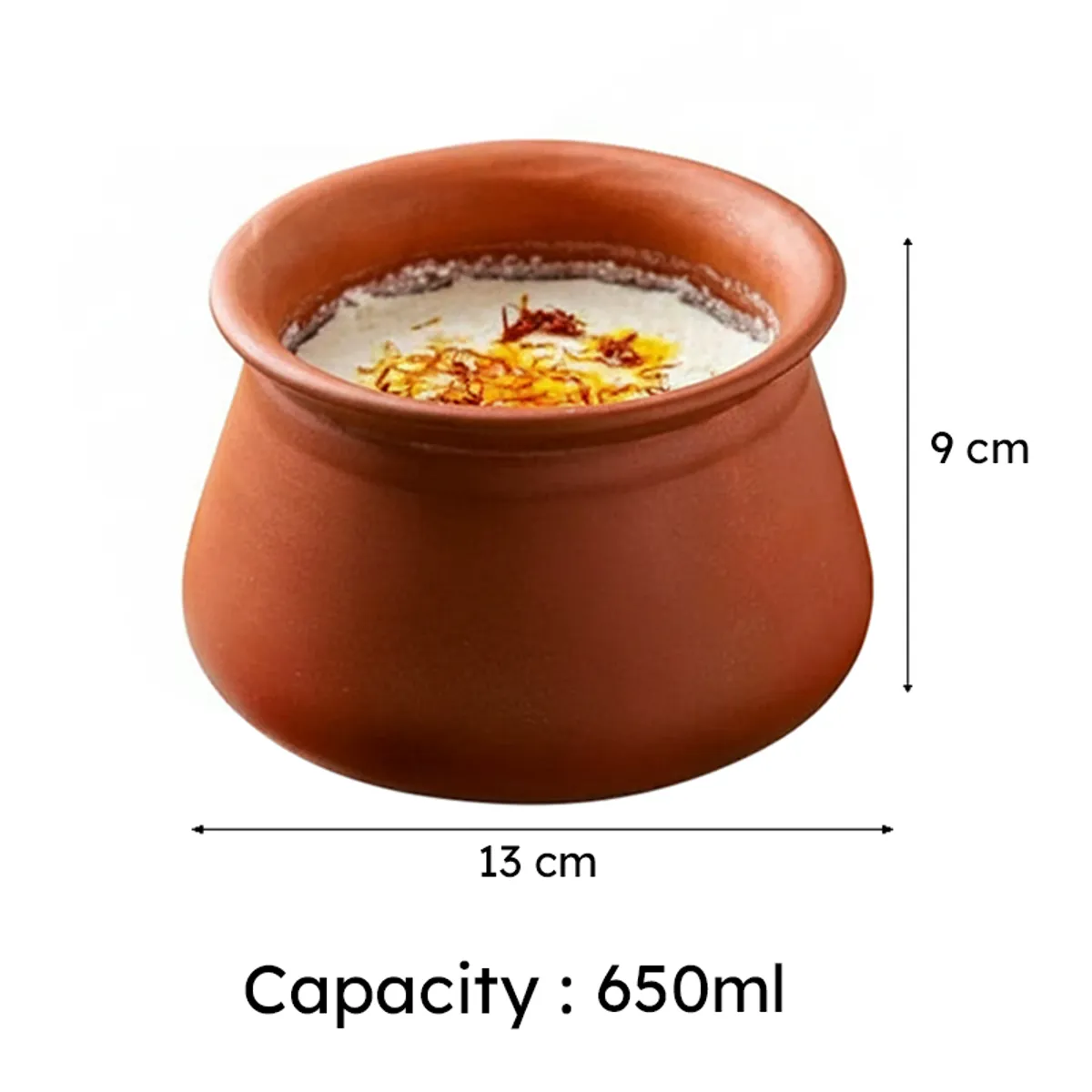 Zaika Terracotta Handi - 650 mL - 10