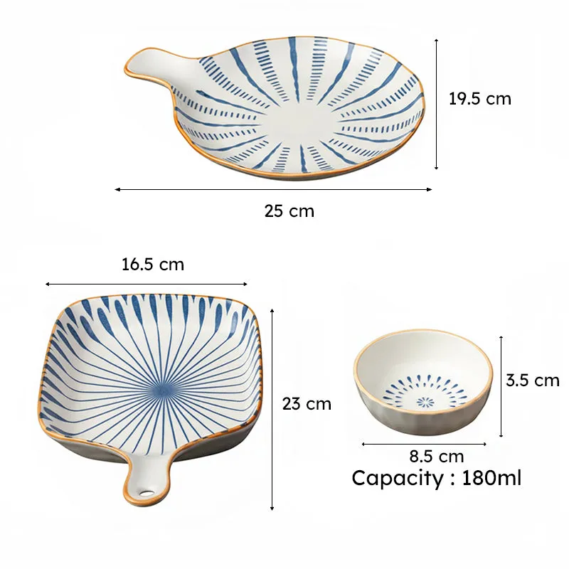 Shell Wave Porcelain Platter - Four Piece Set media 8