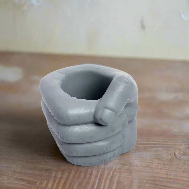 Concrete Fist Ash Tray media 1