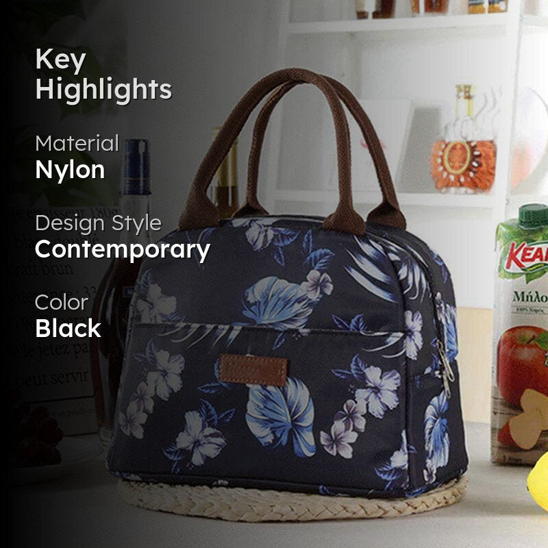 Bloom Bento Nylon Lunch Bag media 2