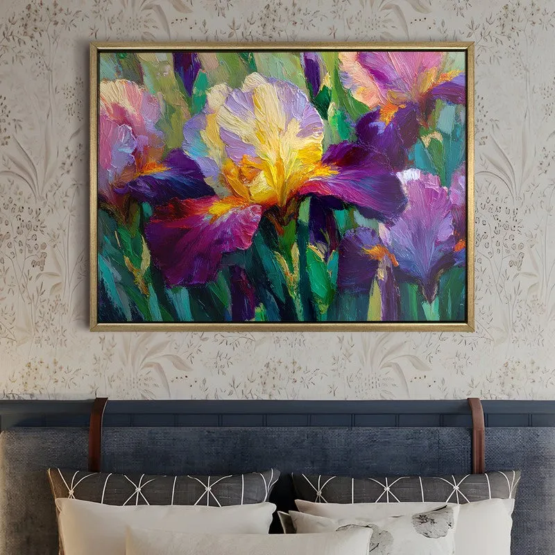 Silken Blossoms Canvas Wall Painting With Frame media 5
