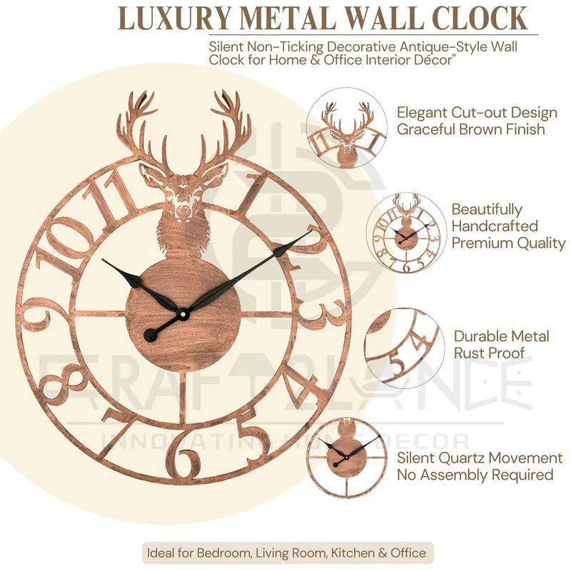 Sector Silent Wall Clock - Bronze media 7