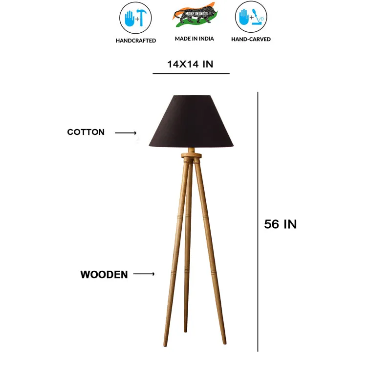Cotin II Tripod Floor Lamp - Black media 6