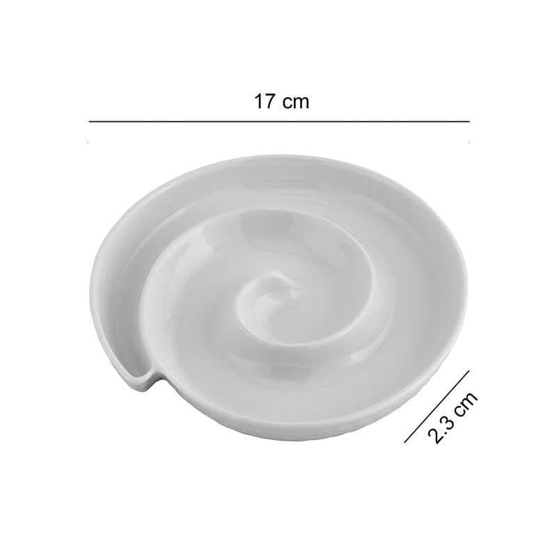 Pure Bliss Spiral Porcelain Platter - Set of Two media 5