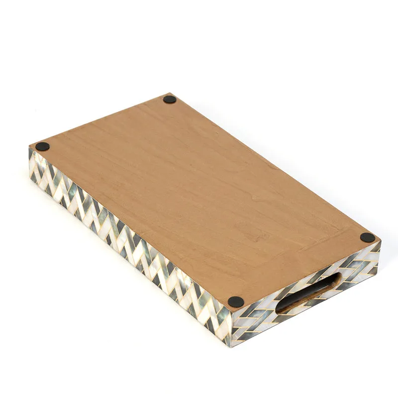 Stria Noir MDF Serving Tray - Set Of Three media 6