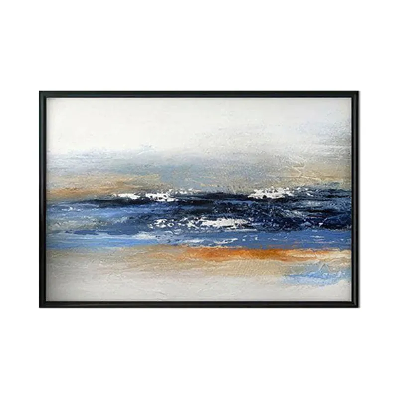 Reflections Of Harvest Canvas Wall Painting - Black Frame media 6