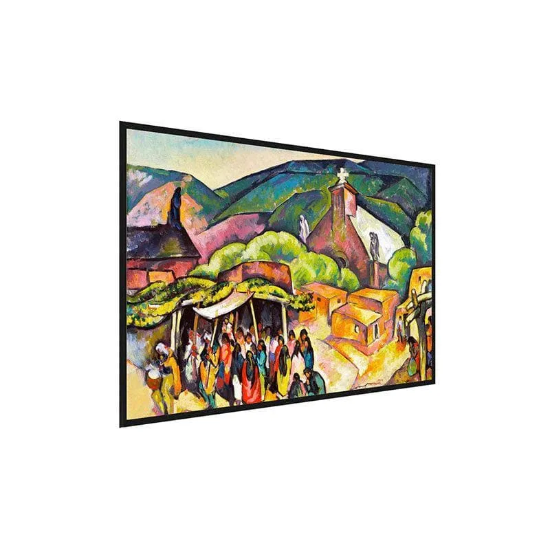 Feast Day Canvas Painting - Black Frame media 3