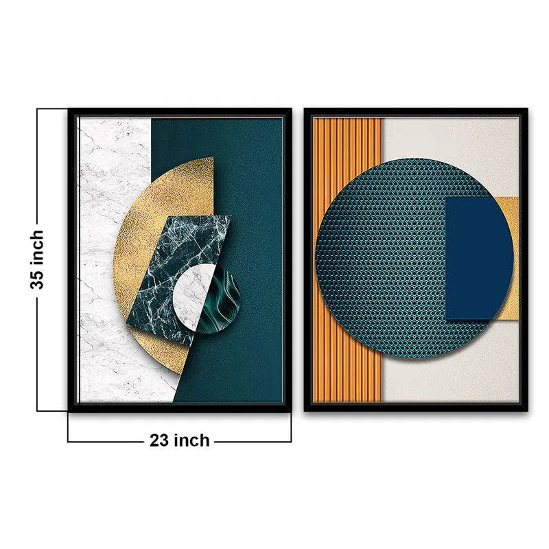 Cordelia Abstract Wall Art - Set Of Two media 7