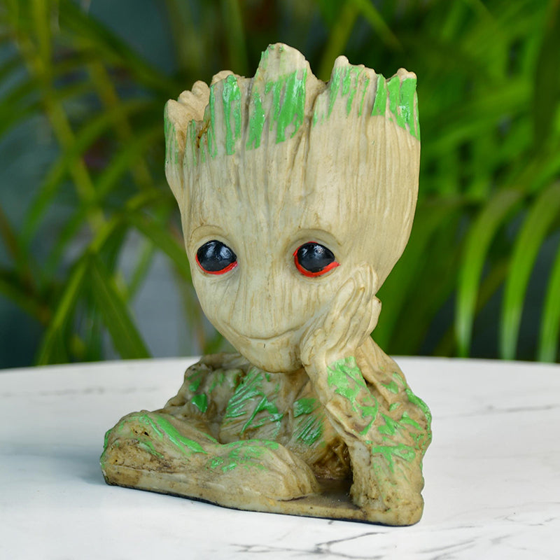 Groot In Thought Resin Showpiece media 5