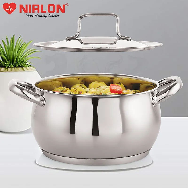 Nirlon Handi With Lid - 4000 mL/8 Inches media 3