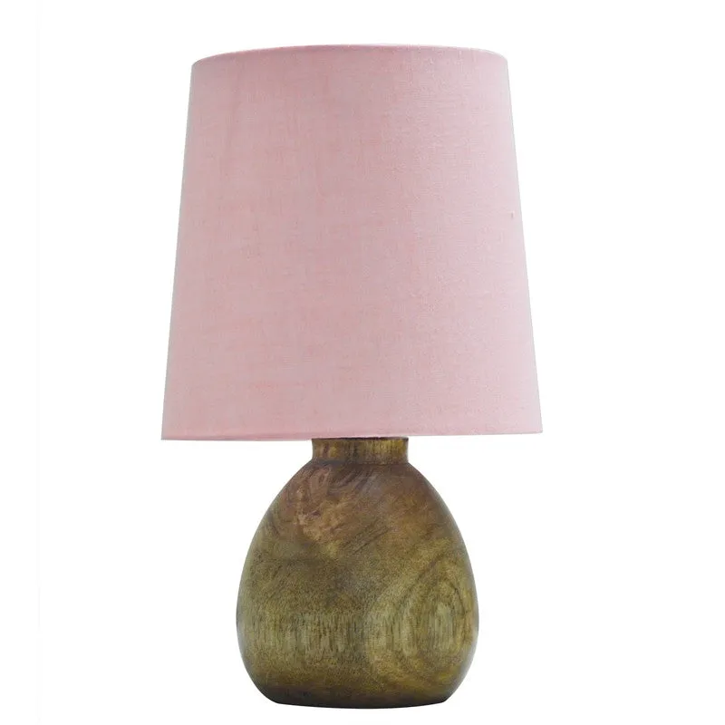 PureVista Wooden Table Lamp - Pink media 6