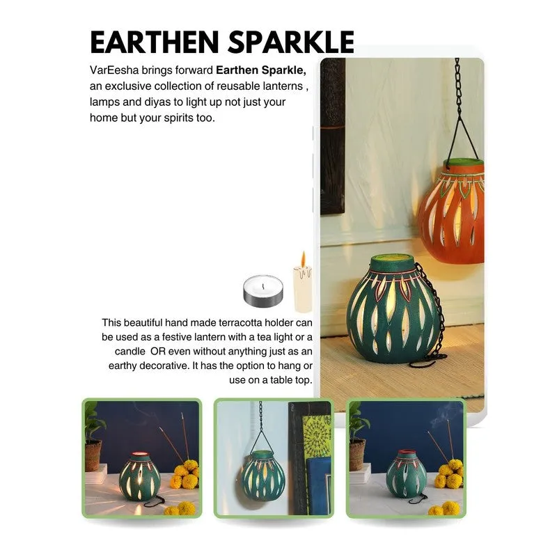 Divine Flame Candle Holder Collection Green media 6