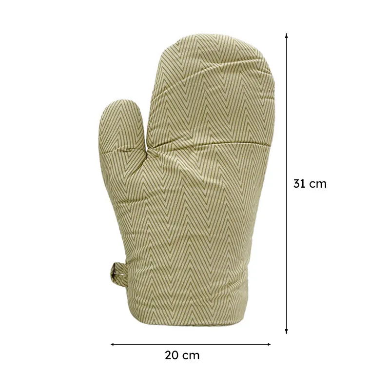 Swayam Keras Kitchen Gloves (Beige) - Set Of Two media 8