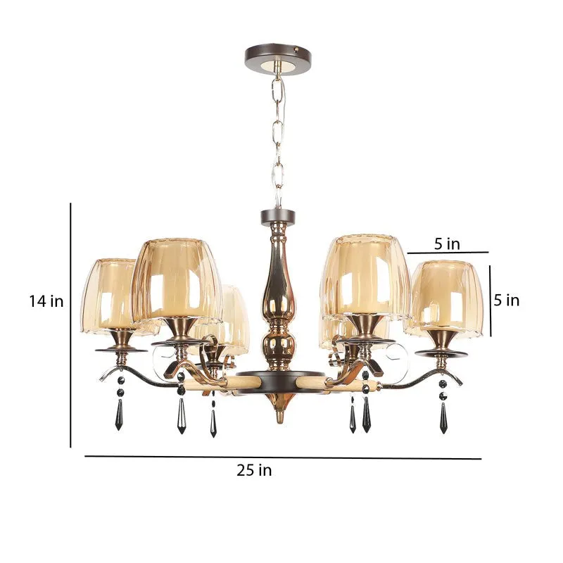 Lanthrite II Chandelier- Gold media 8