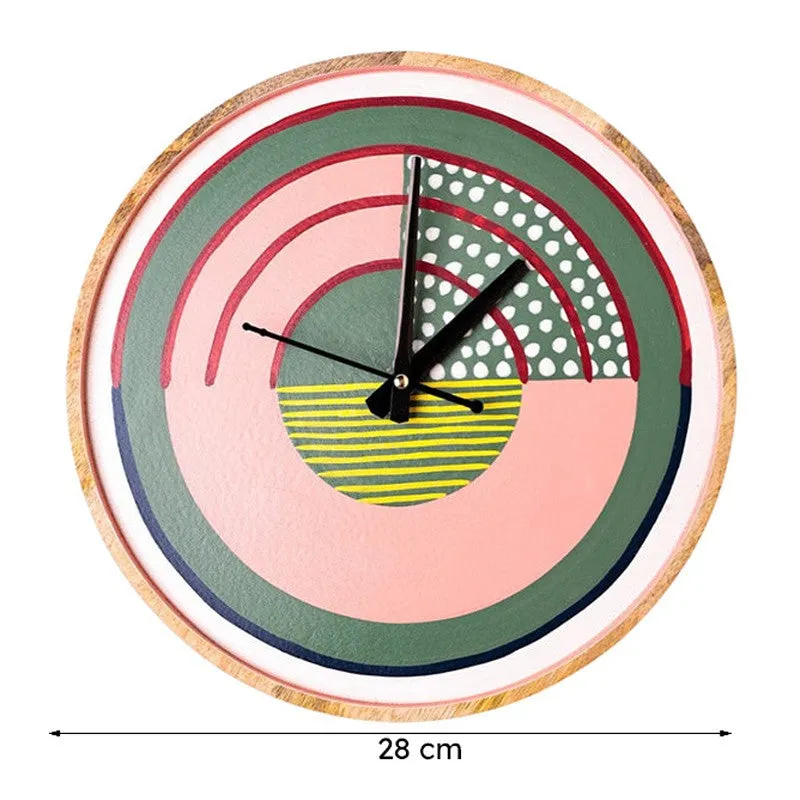 Fable & Minutes Handpainted Wood Wall Clock media 6