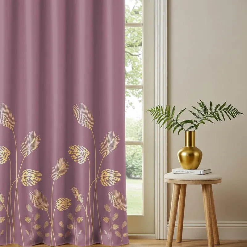 Aurika Cotton Curtain - Mauve media 3
