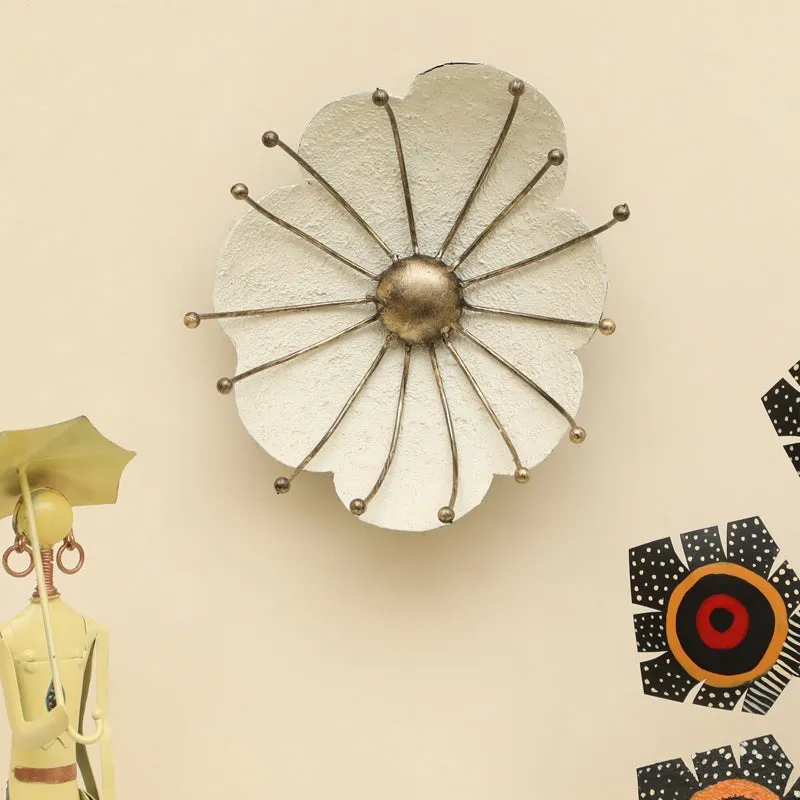 Fleur Of Light Metal & Ceramic Wall Accent media 1