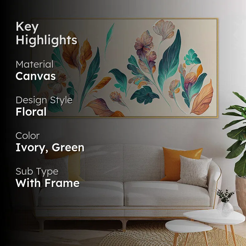 Filasia Floral Canvas Wall Painting media 2