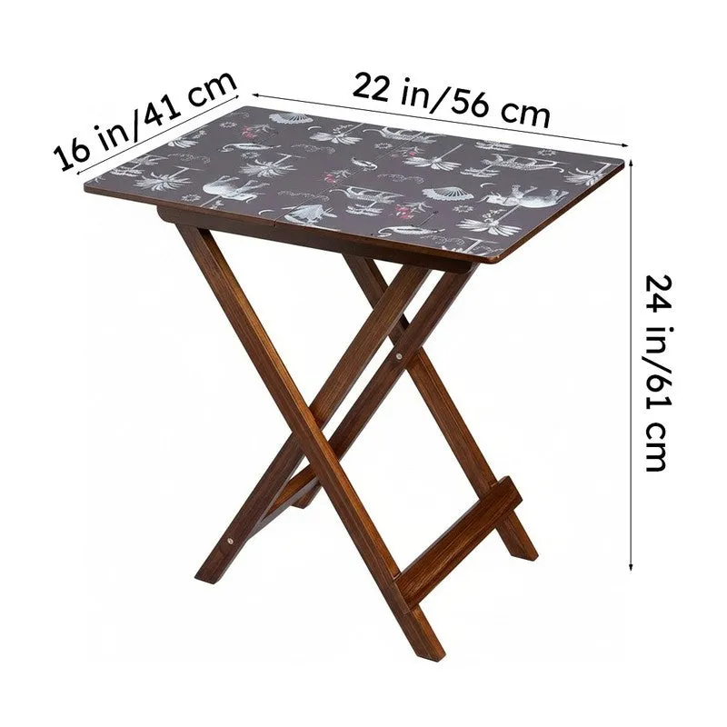 India Circus Wood Animalia Folding Side Table media 9
