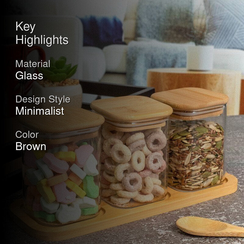 Eloise Jar With Tray (230 mL Each)- Four Piece Set media 2