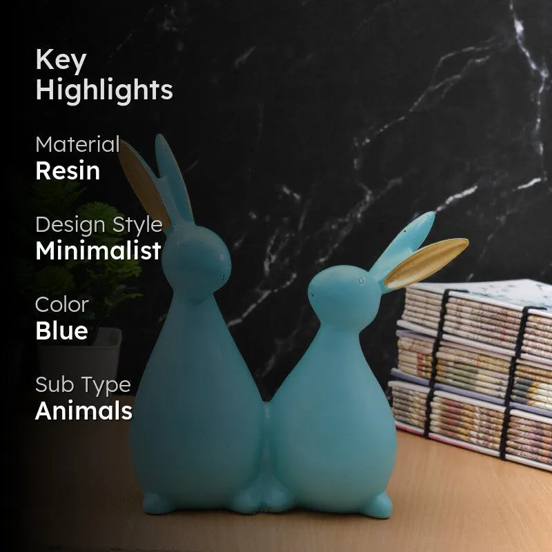 Quirk Bunny Showpiece - Blue media 2