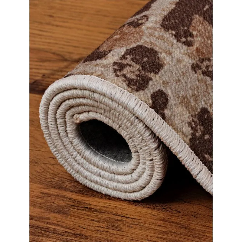 Leoperd Loom Carpet - Dark Brown media 4