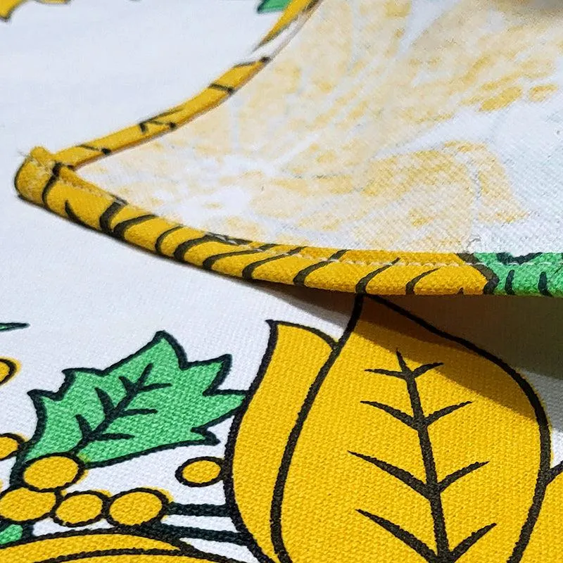 Acora Floral Placemat (Yellow) - Set of Eight media 4