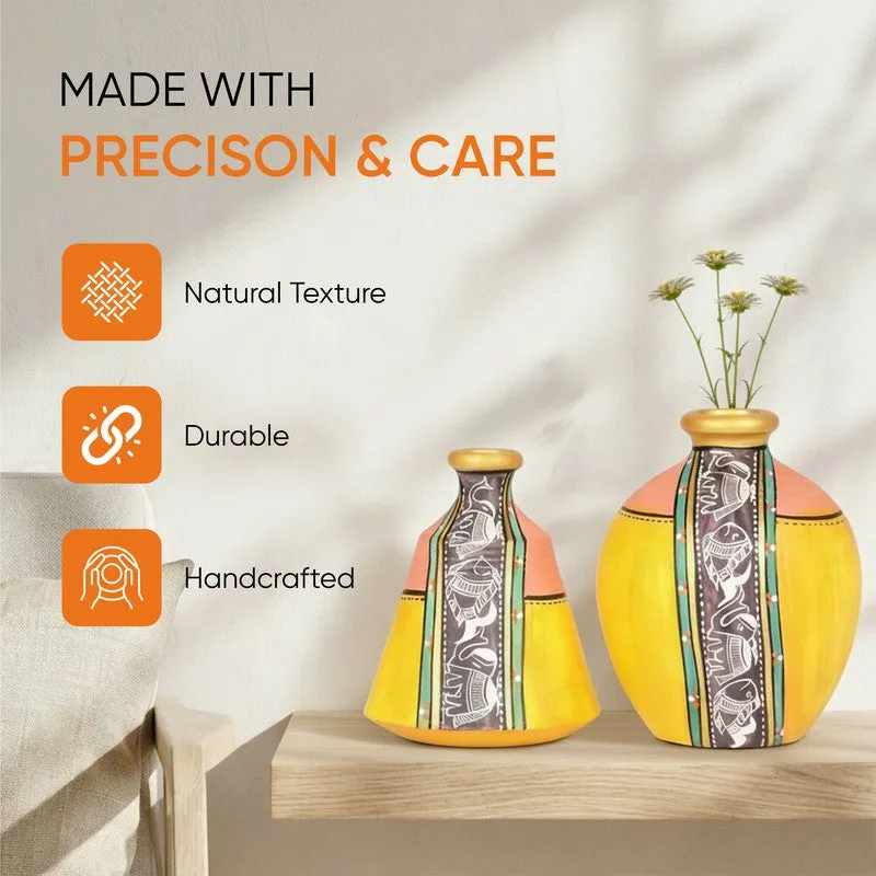 Zainab Terracotta Vase - Two Piece Set media 6