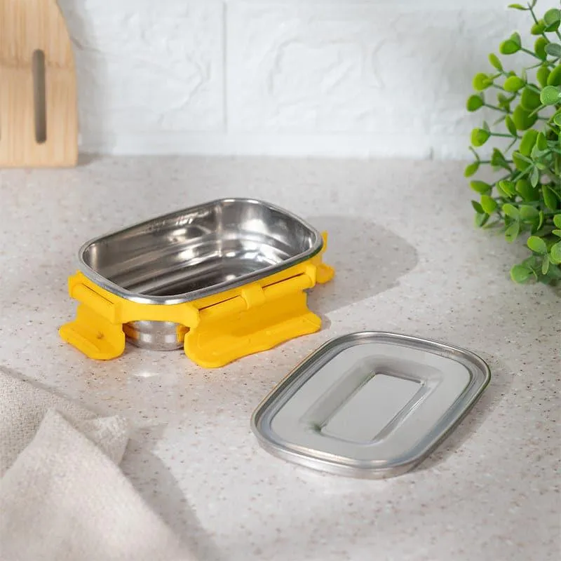 Savory Insulated Steel Lunch Box (Yellow) - 150 mL media 3