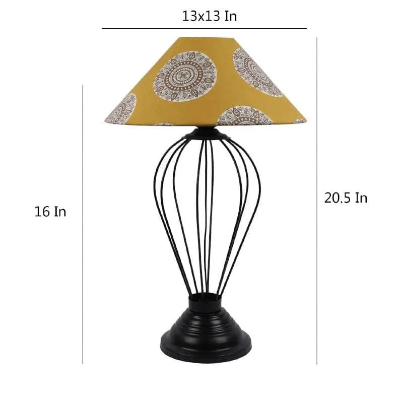 Mandala Merry Maximus Fabric Table Lamp - Yellow media 5