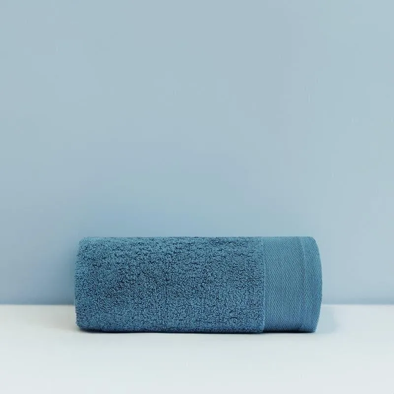 Micro Cotton Soft Serenity Solid Bath Towel - Blue media 3