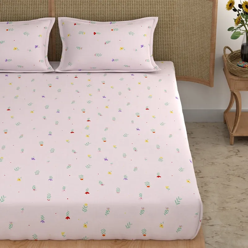 Julie Fitted Microfiber Microfiber Bedsheet - 150 GSM media 4