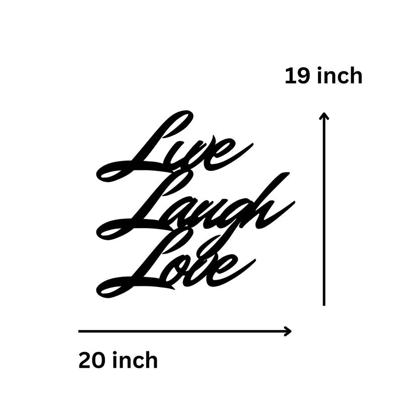 Live Laugh Love Iron Wall Accent media 5