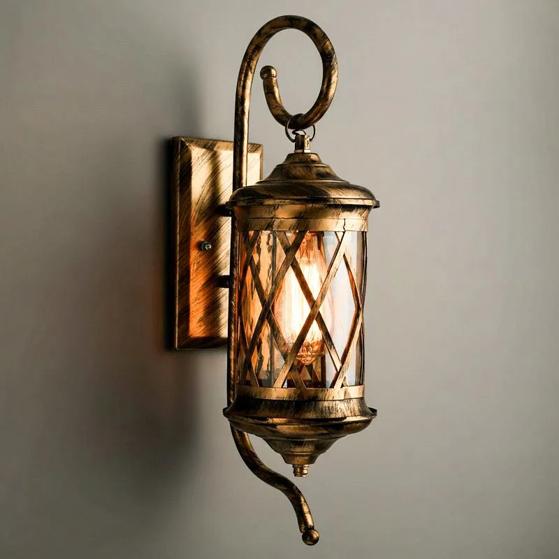 Adiah Glass & Metal Wall Lamp media 1