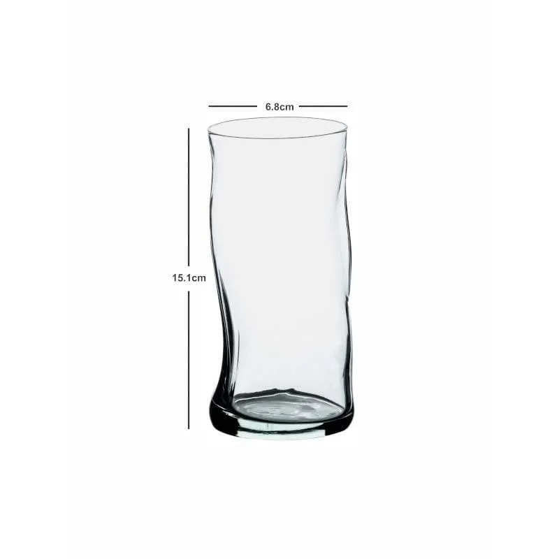 Pasabahce Curvisoy Glass Tumbler (440 ML) - Set Of Four media 6