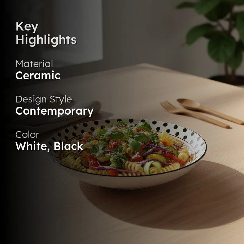 Feast Aura Ceramic Pasta Plate media 2