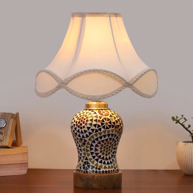 Aurenique Arc Wooden Table Lamp - Multicolor media 3