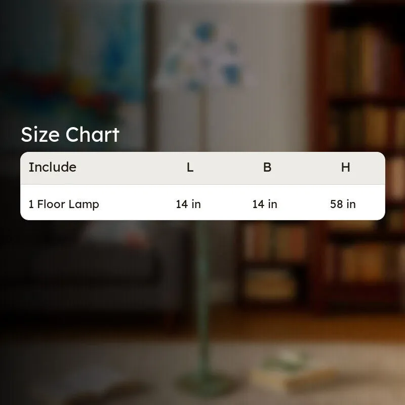 Terra Beam Wooden Floor Lamp - Blue media 9
