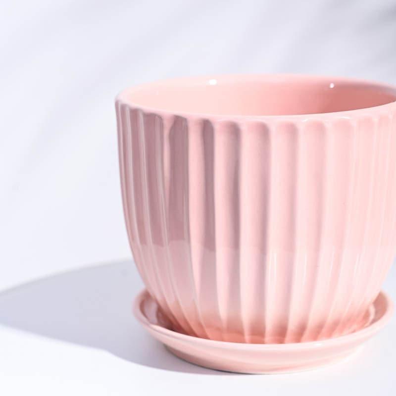 Elise Ceramic Planter - White media 4