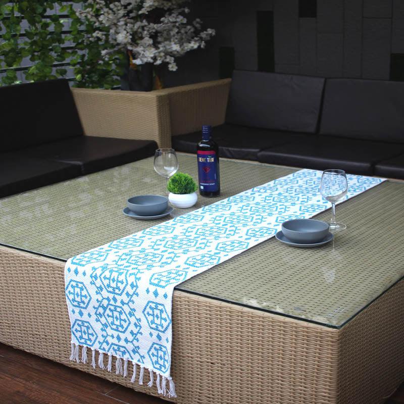 Adria Handwoven Cotton Table Runner