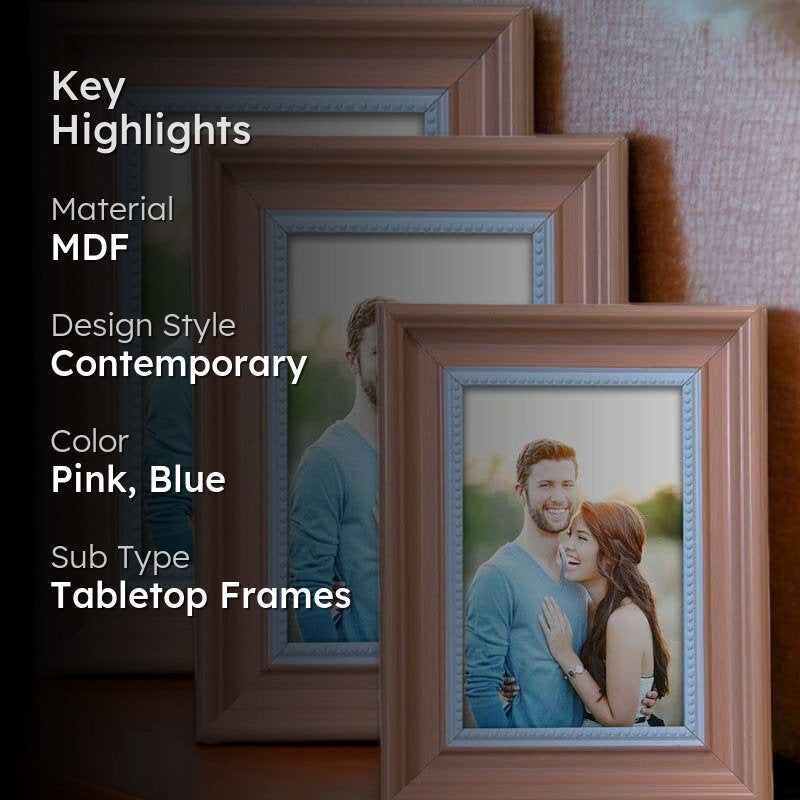 Wooden Whispers Table Photo Frame - Set Of Three media 2